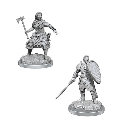 D&D Nolzurs Marvelous Miniatures: Human Fighters - Wave 21 Miniatures WizKids