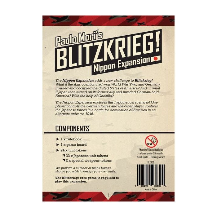 Blitzkrieg!: Nippon Expansion Board Game PSC Games