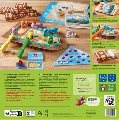 HABA Capt'n Pepe - Treasure Ahoy!-Board Game HABA UK