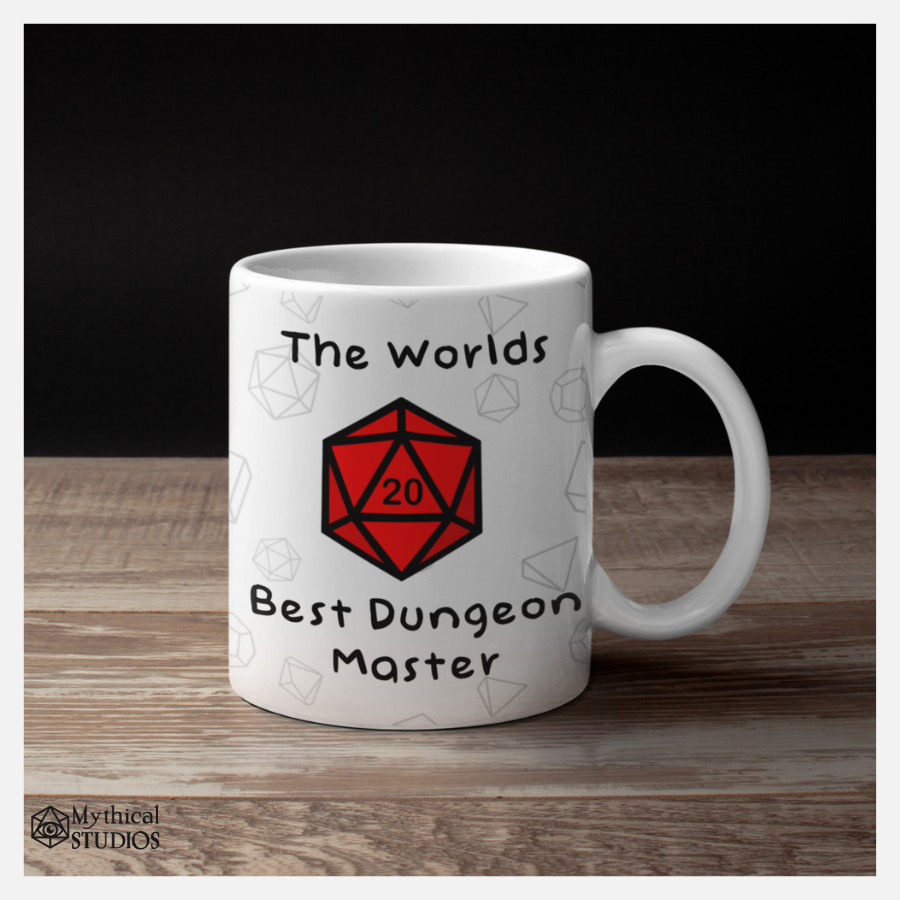The Worlds Best DM Mug Gifts Mythical Studios