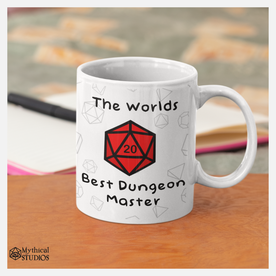 The Worlds Best DM Mug Gifts Mythical Studios