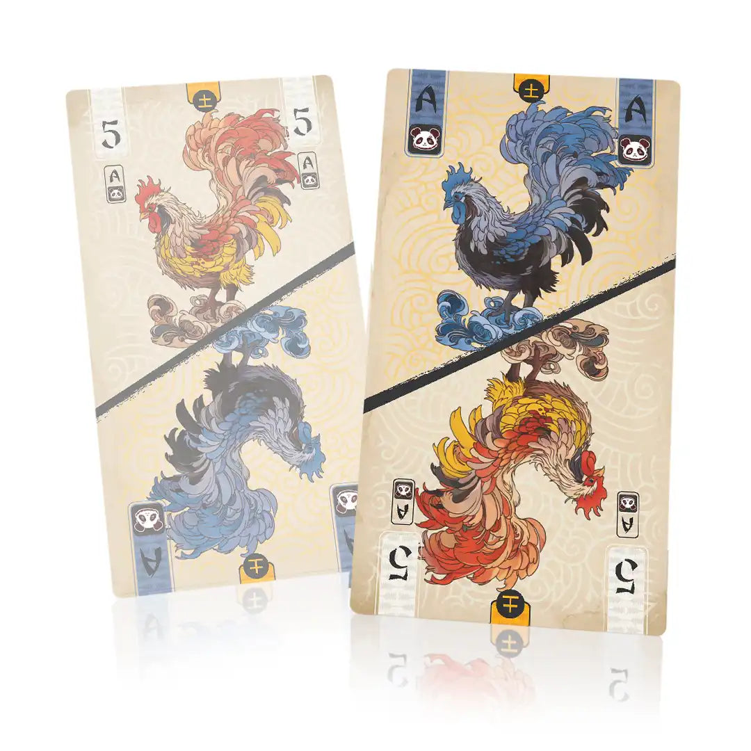 Panda Spin Card Game Moon Gate Design