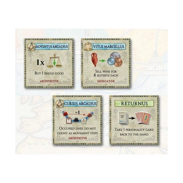 Concordia: 8 Forum Cards mini-expansion Board Game PD-Verlag