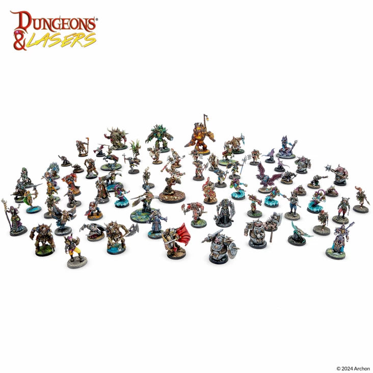 Dungeons and Lasers Deuslair: Core Set Miniatures Archon Studio