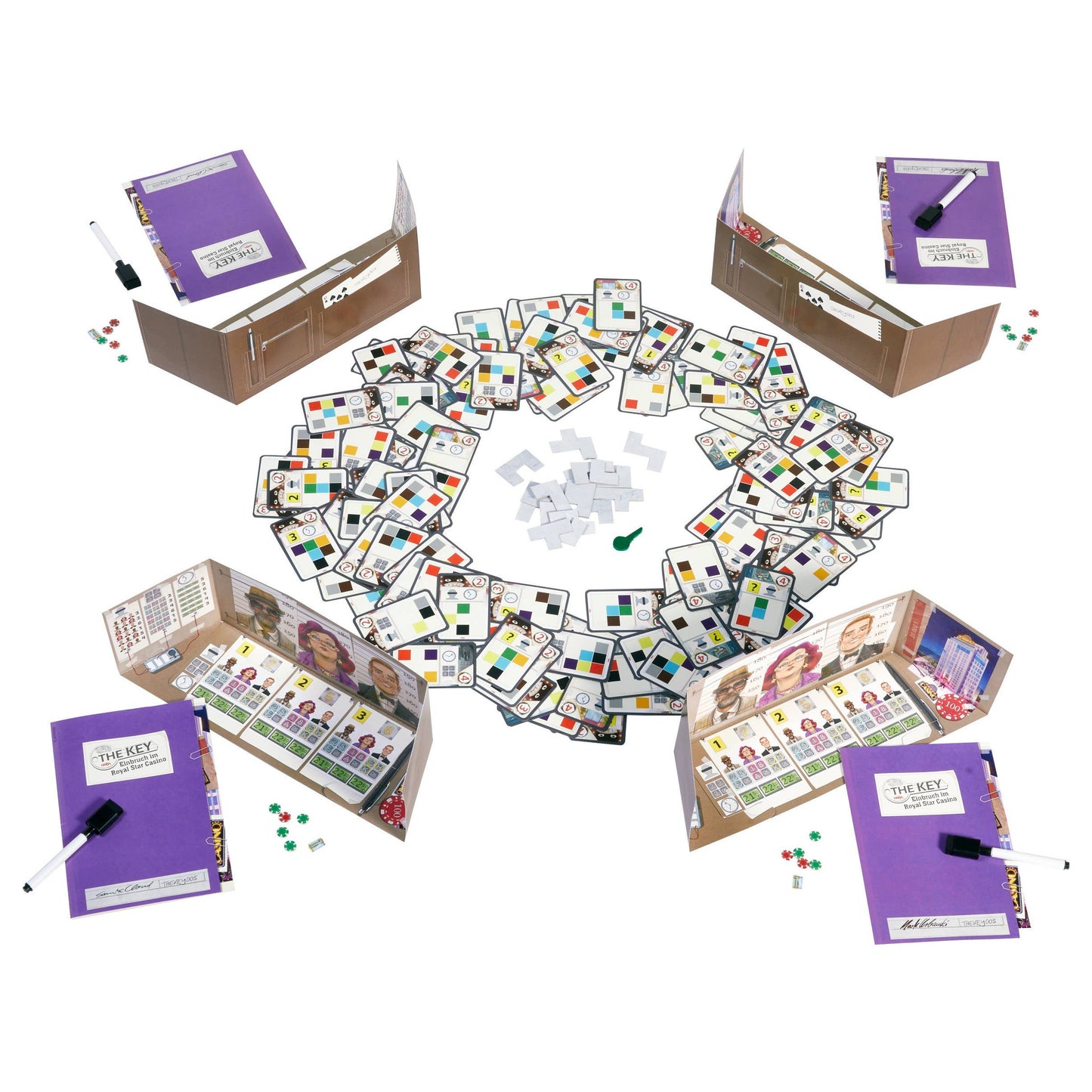 The Key: Royal Star Casino Burglary Kids Board Game HABA