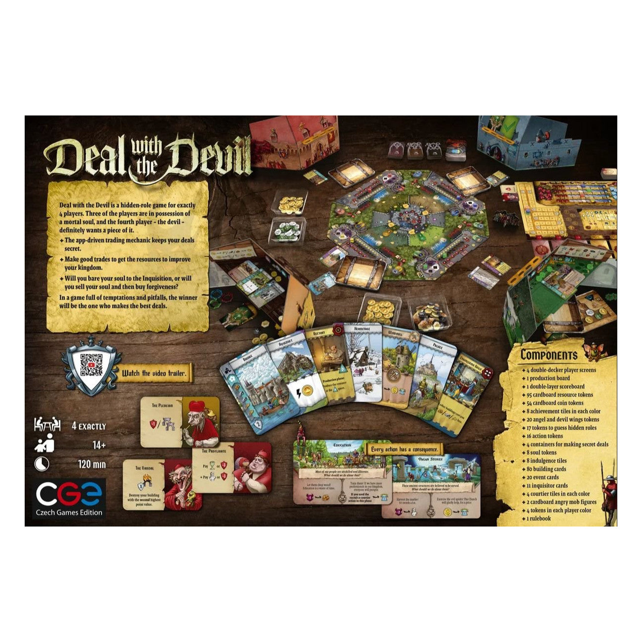 Deal with the Devil Board Game Czech Games Edition