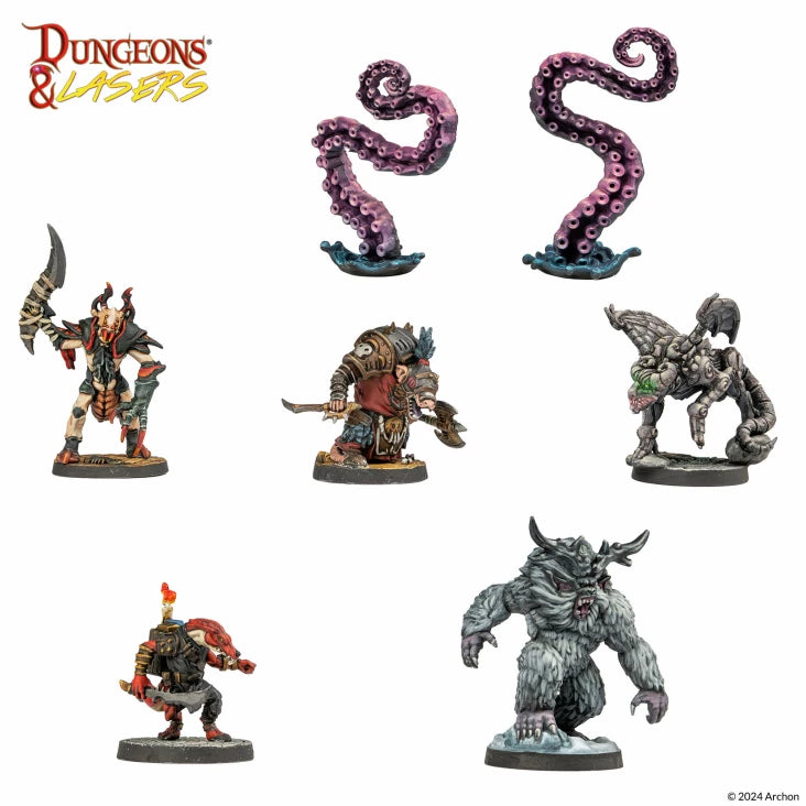 Dungeons and Lasers Deuslair: Deceptive Encounters Miniatures Archon Studio