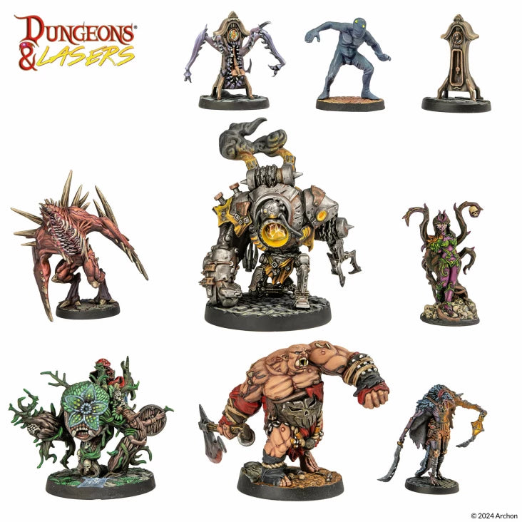 Dungeons and Lasers Deuslair: Deceptive Encounters Miniatures Archon Studio