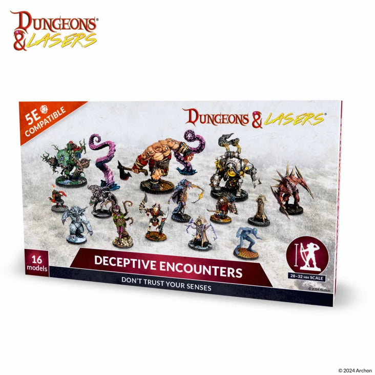 Dungeons and Lasers Deuslair: Deceptive Encounters Miniatures Archon Studio