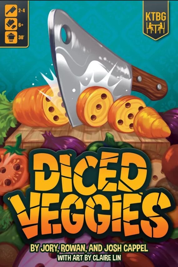 Diced Veggies Board Game Kids Table BG