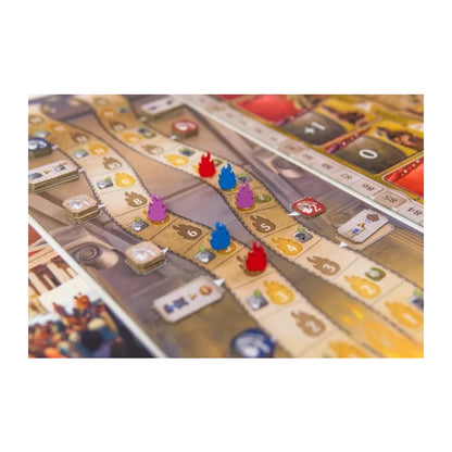 Thebai Board Game Board and Dice