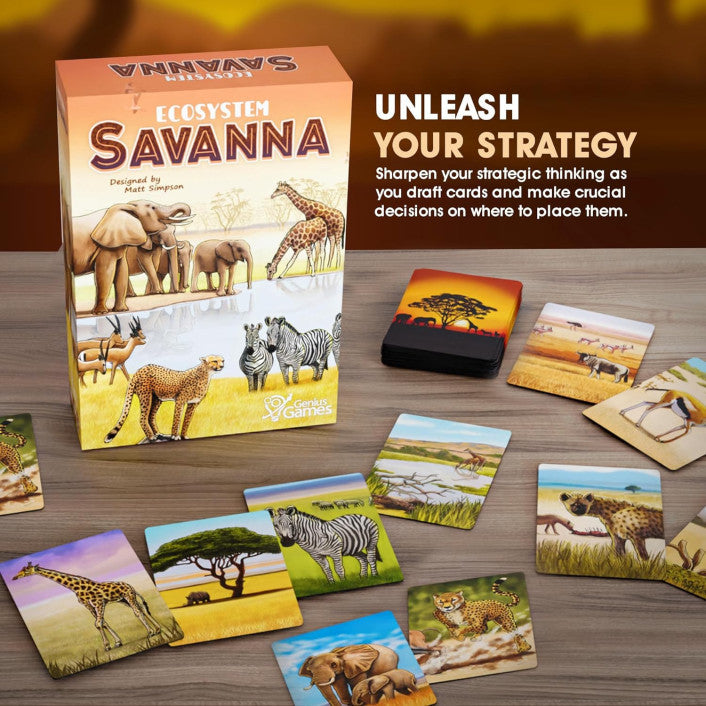 Ecosystem: Savanna Card Game Genius Games
