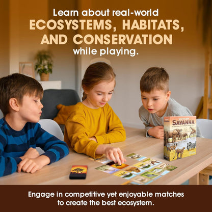 Ecosystem: Savanna Card Game Genius Games