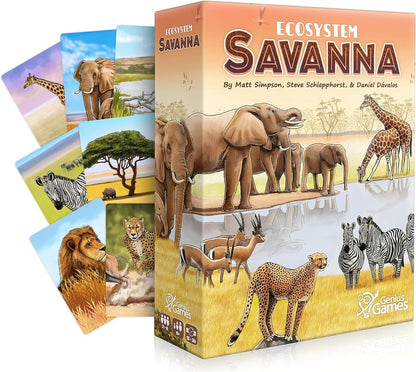 Ecosystem: Savanna Card Game Genius Games