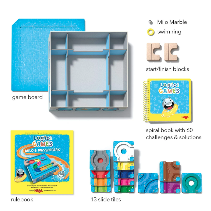 HABA Logic Games! - Splash Labyrinth Board Game Kids Board Game HABA