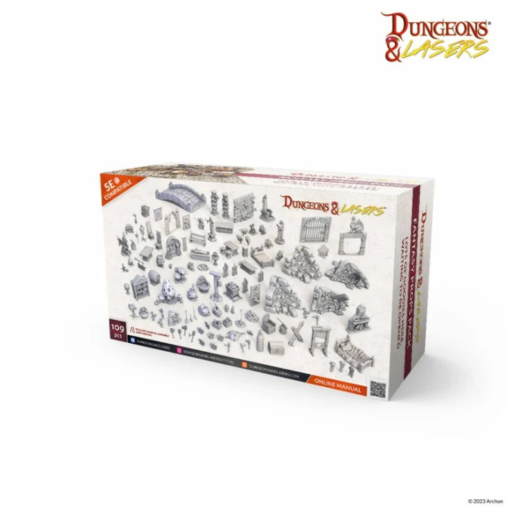 Dungeons and Lasers Fantasy Props Pack Terrain Archon Studio