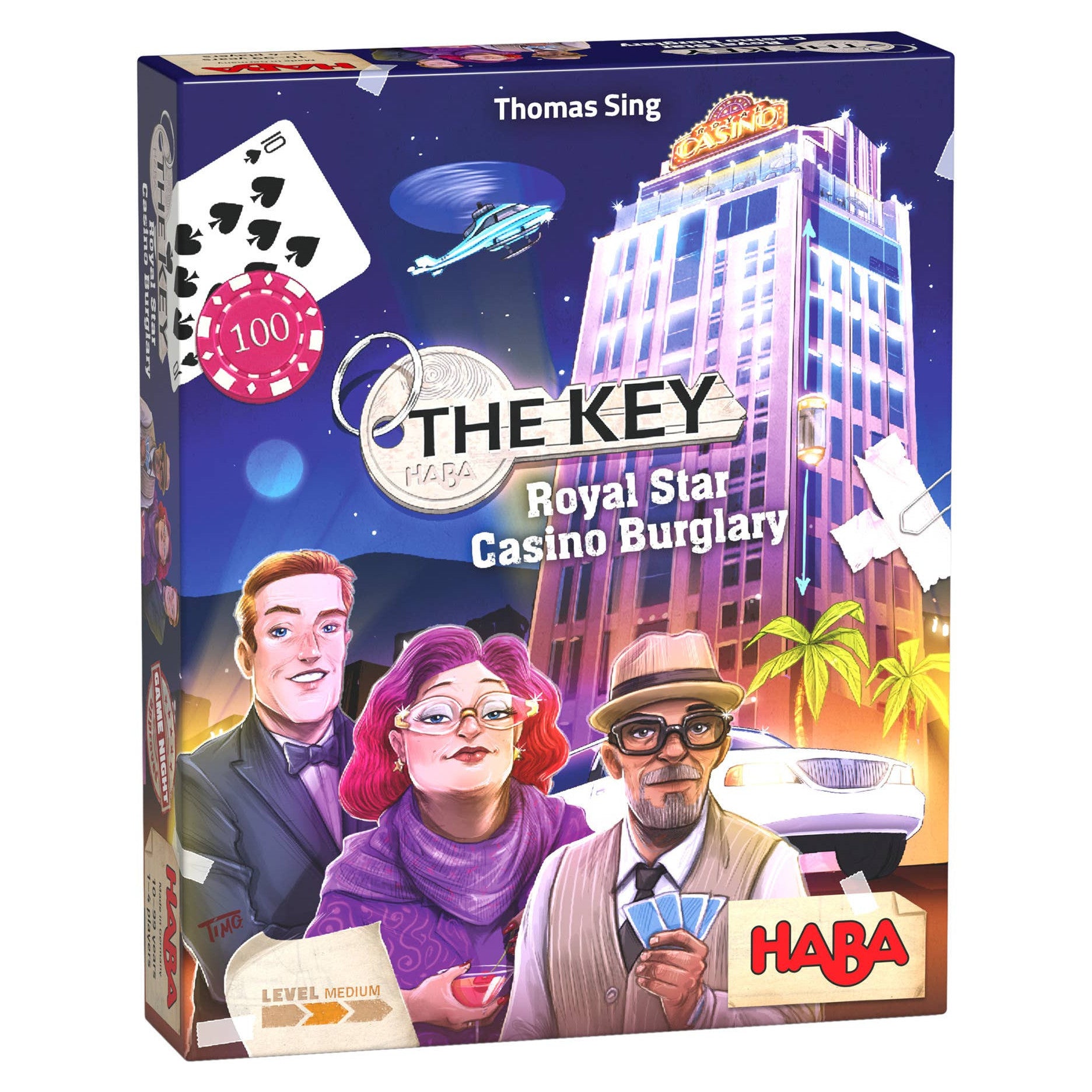 The Key: Royal Star Casino Burglary Kids Board Game HABA