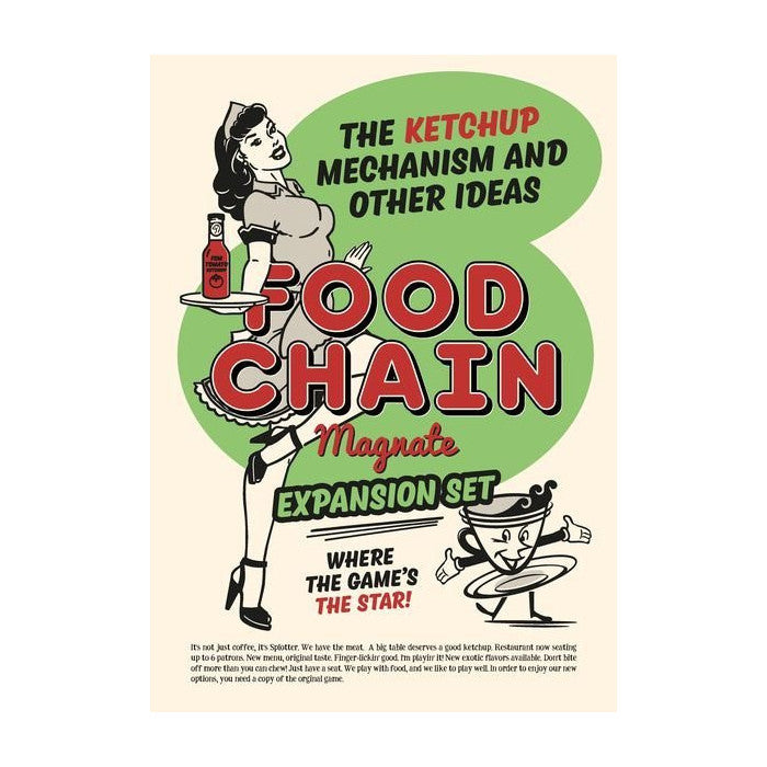 Food Chain Magnate: The Ketchup Mechanism and Other Ideas Board Game Splotter Spellen