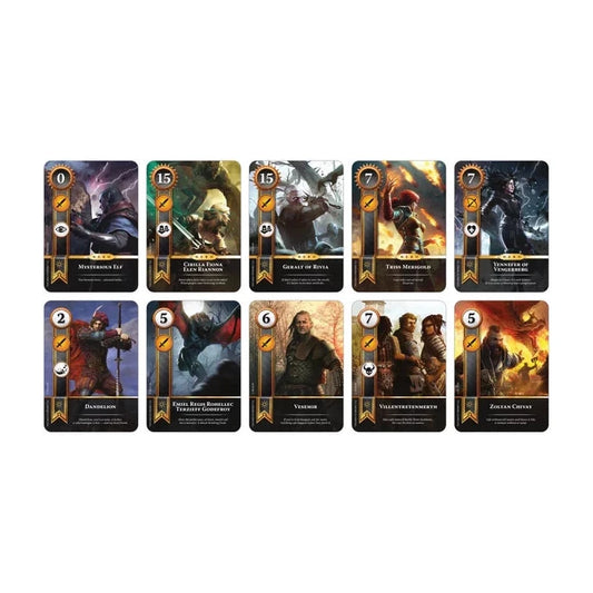 Gwent: 10 Legendary Ballad Nilfgaard Booster Pack Card Game No Loading Games