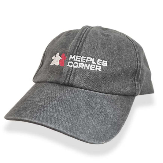 Meeples Corner Logo Vintage Cotton Dad Hat Print Material Meeples Corner