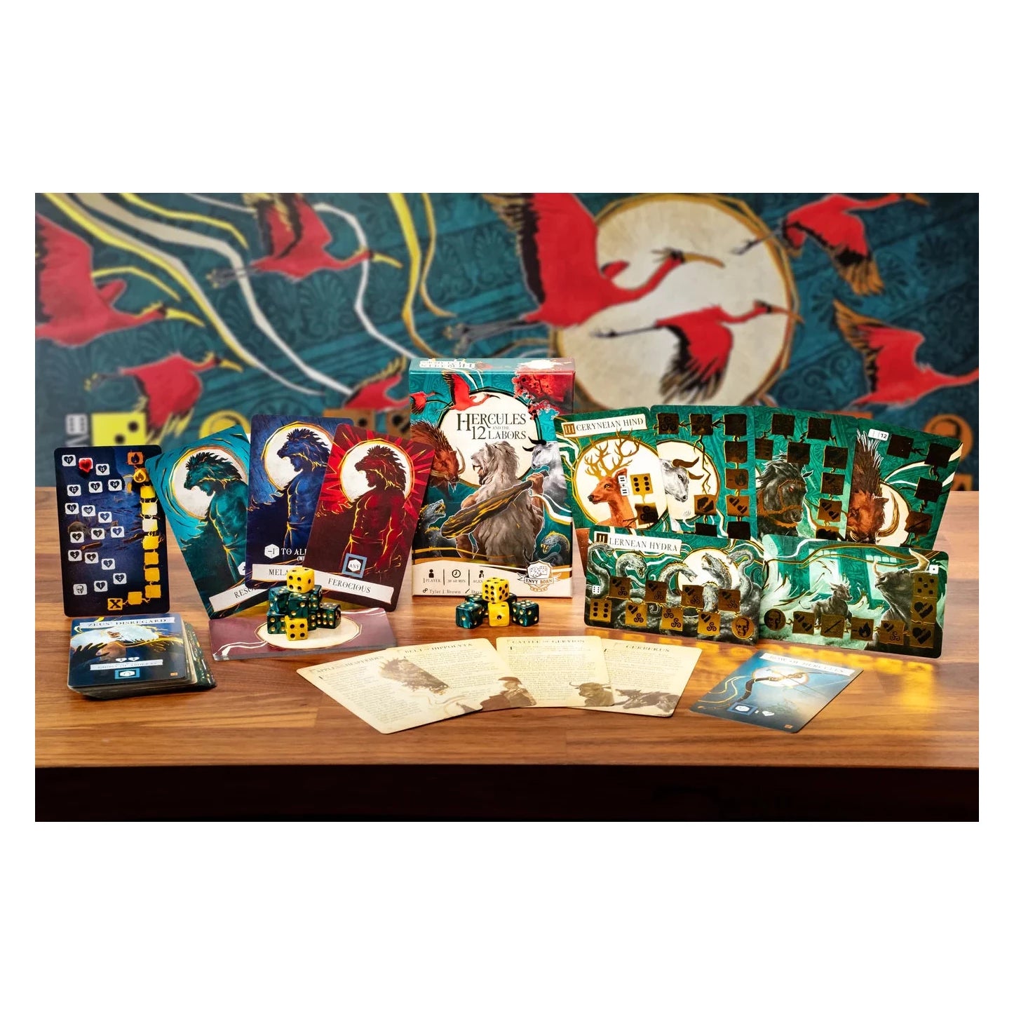 Hercules And The 12 Labors Board Game Envy Born Games
