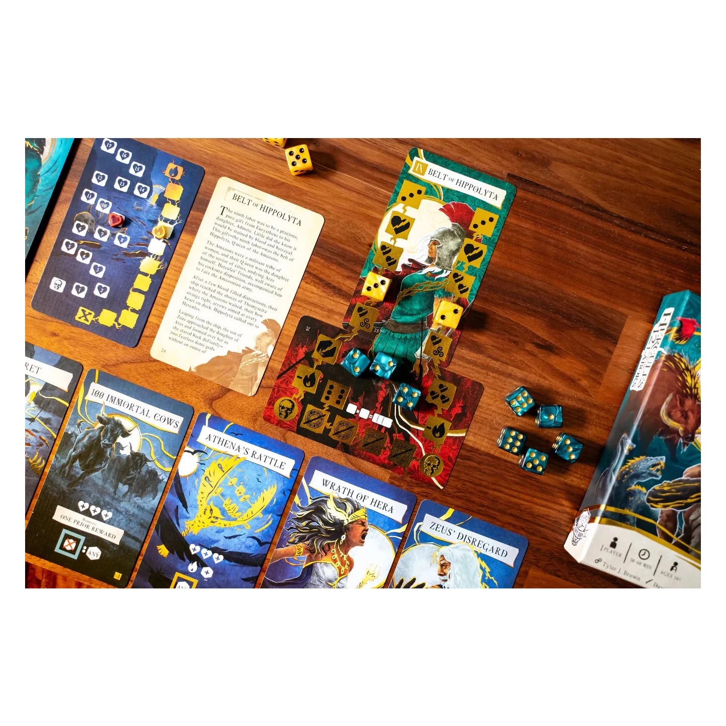 Hercules And The 12 Labors Board Game Envy Born Games