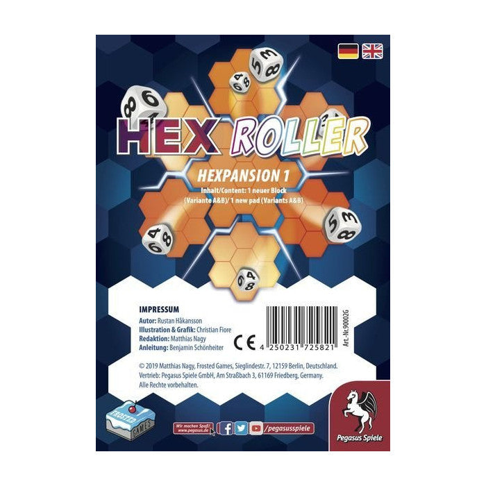 HexRoller: Hexpansion 1 Board Game Frosted Games