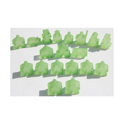 Carcassonne: 19 Frosted Meeples Set Board Game Hans im Glück