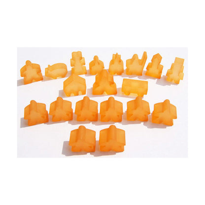 Carcassonne: 19 Frosted Meeples Set Board Game Hans im Glück