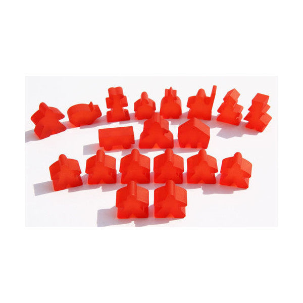 Carcassonne: 19 Frosted Meeples Set Board Game Hans im Glück