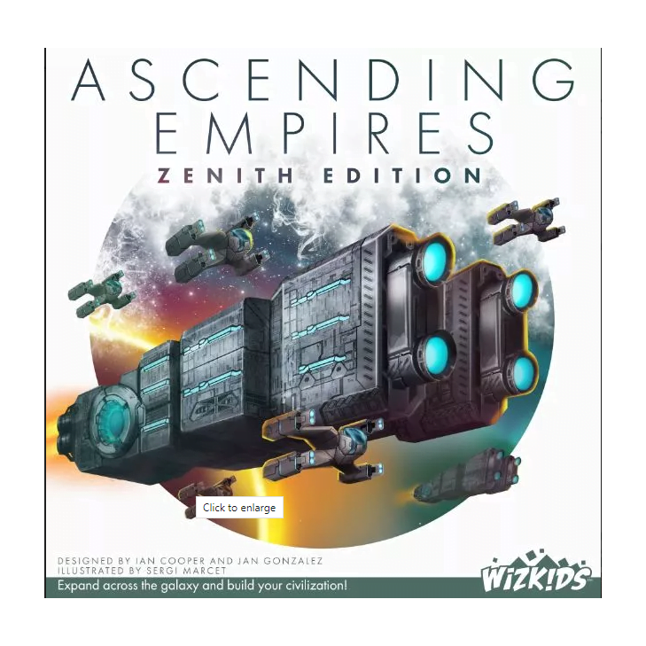 Ascending Empires: Zenith Edition Board Game WizKidz