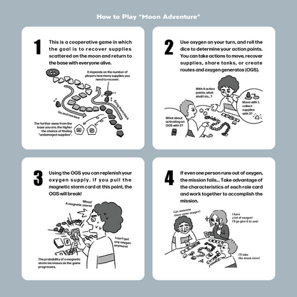 Moon Adventure Board Game Oink Games