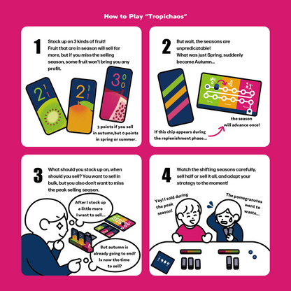 Tropichaos Board Game Oink Games