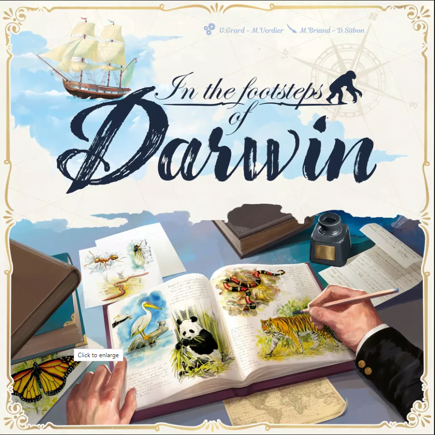 In the Footsteps of Darwin Board Game Sorry We Are French