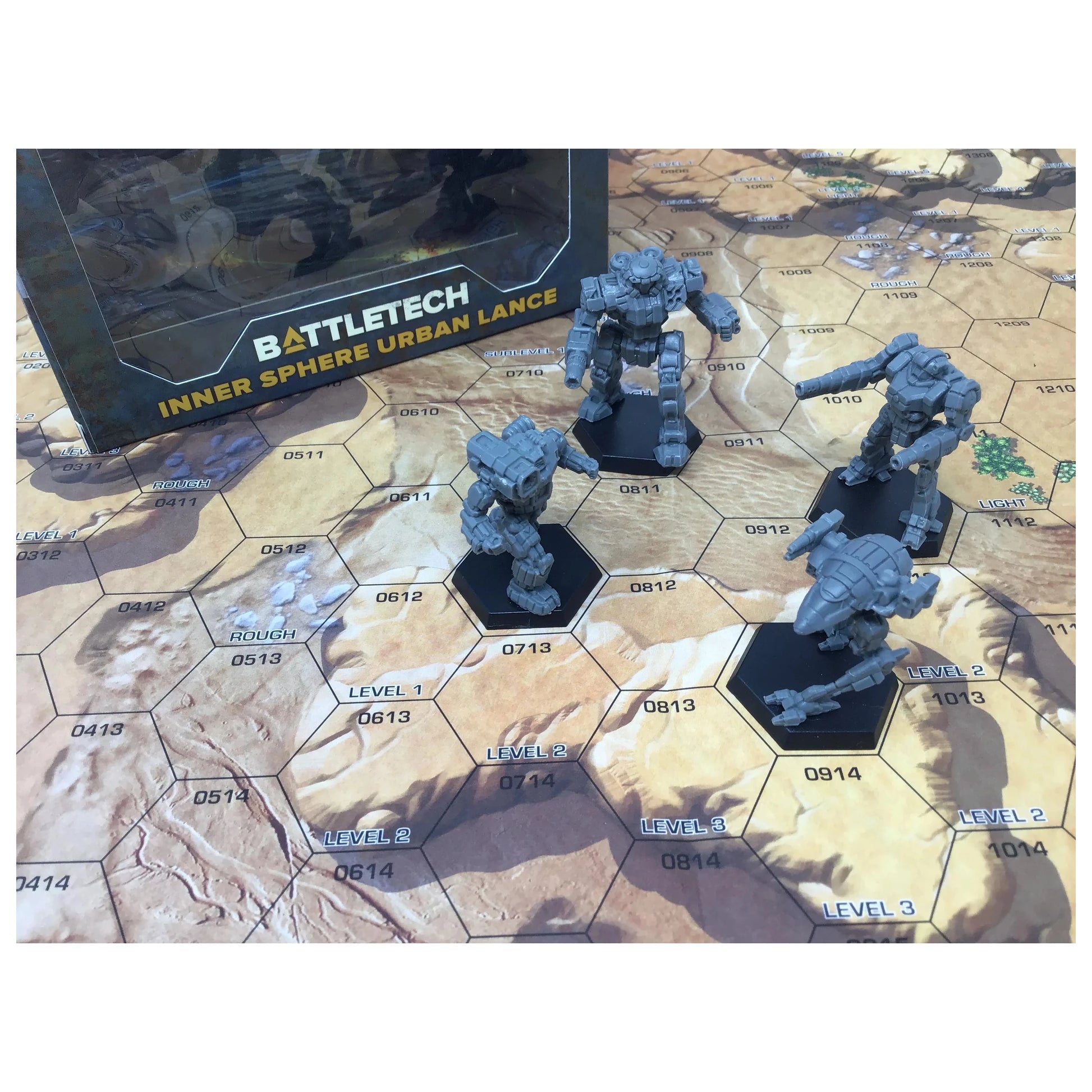 BattleTech: Inner Sphere Urban Lance Miniatures Catalyst Game Labs