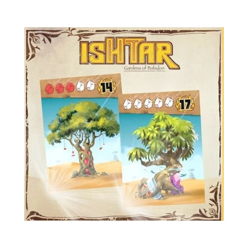 Ishtar - Gardens of Babylon - Foil Goodie Cards Board Game Iello