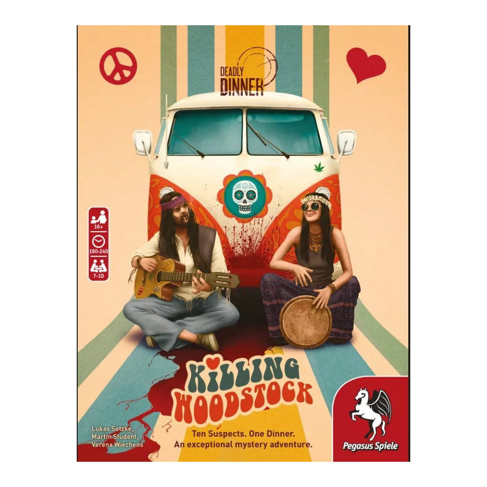 Deadly Dinner: Killing Woodstock Board Game Pegasus Spiele