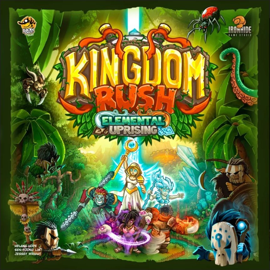 Kingdom Rush: Elemental Uprising (Retail Edition) Board Game Lucky Duck Games