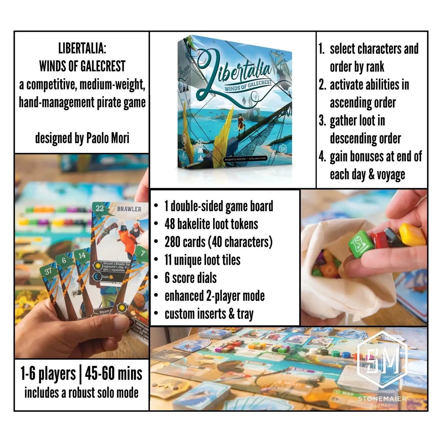 Libertalia: Winds Of Galecrest Board Game Stonemaier Games