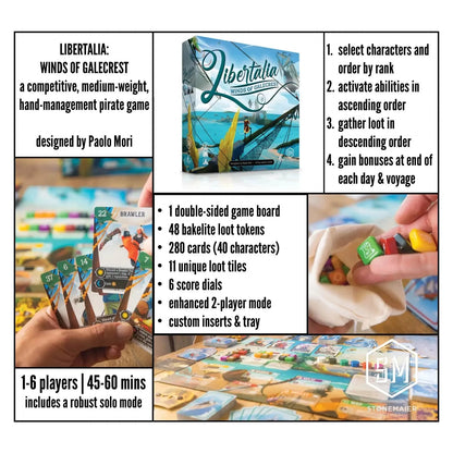 Libertalia: Winds Of Galecrest Board Game Stonemaier Games