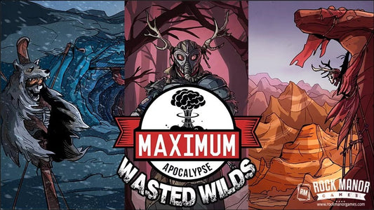 Maximum Apocalypse: Wasted Wilds Board Game Rock Manor Games