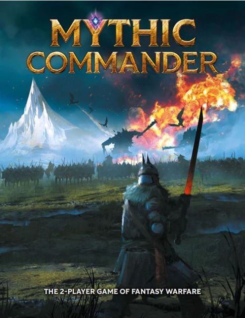 Mythic Commander Core Rulebook Board Game Modiphius Entertainment