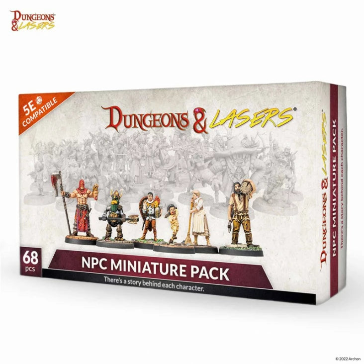 Dungeons and Lasers Npc Miniature Pack Miniatures Archon Studio