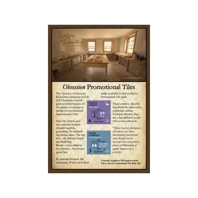 Obsession: Promotional Tiles Board Game Kayenta Games