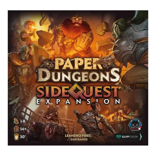 Paper Dungeons: Side Quest Expansion Board Game MeepleBR
