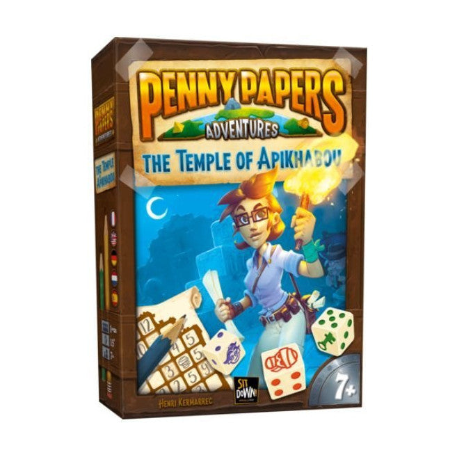 Penny Papers Adventures: The Temple of Apikhabou Board Game Sit Down!