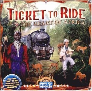 Ticket to Ride Map Collection: Volume 3 - The Heart of Africa Board Game Days of Wonders