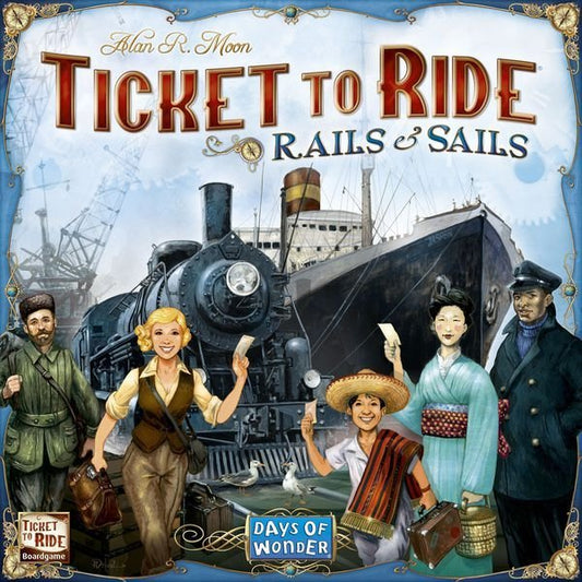 Ticket to Ride: Rails & Sails Board Game Days of Wonders