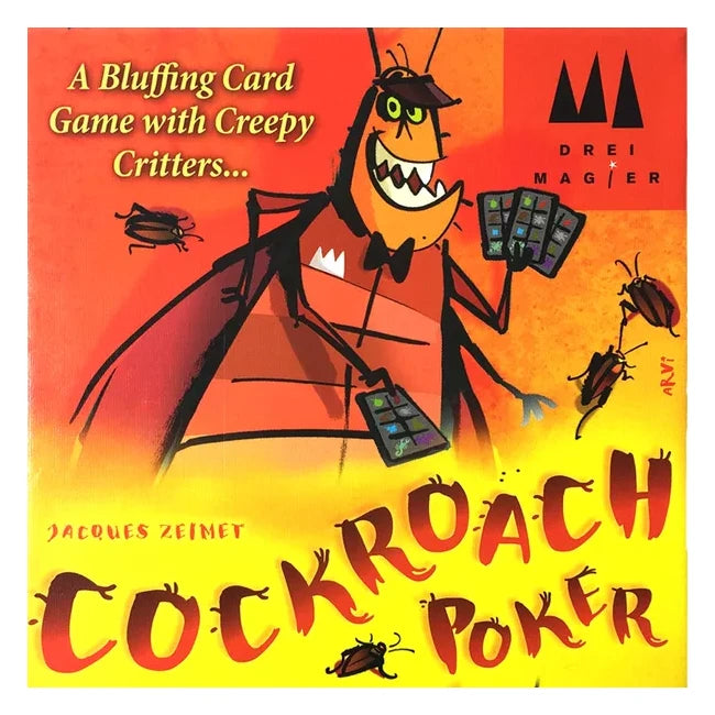 Cockroach Poker Card Game Drei Magier Spieler