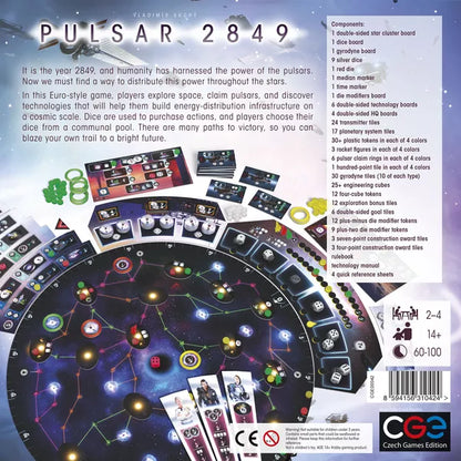 Pulsar 2849 Board Game Czech Games Edition